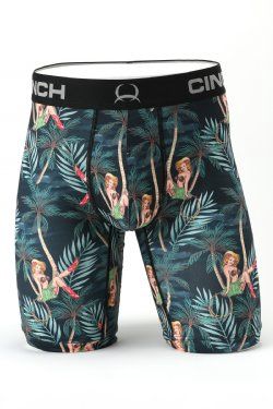 Cinch Mens 9” Pin Up Boxer Briefs