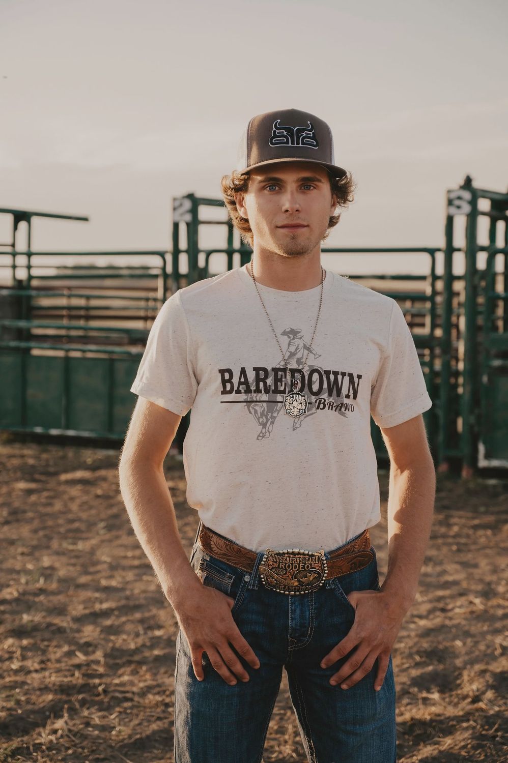 Baredown Natural Heather Bronc T-Shirt