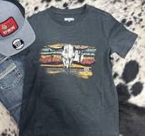 Rock&amp;Roll Graphic Skull Tee