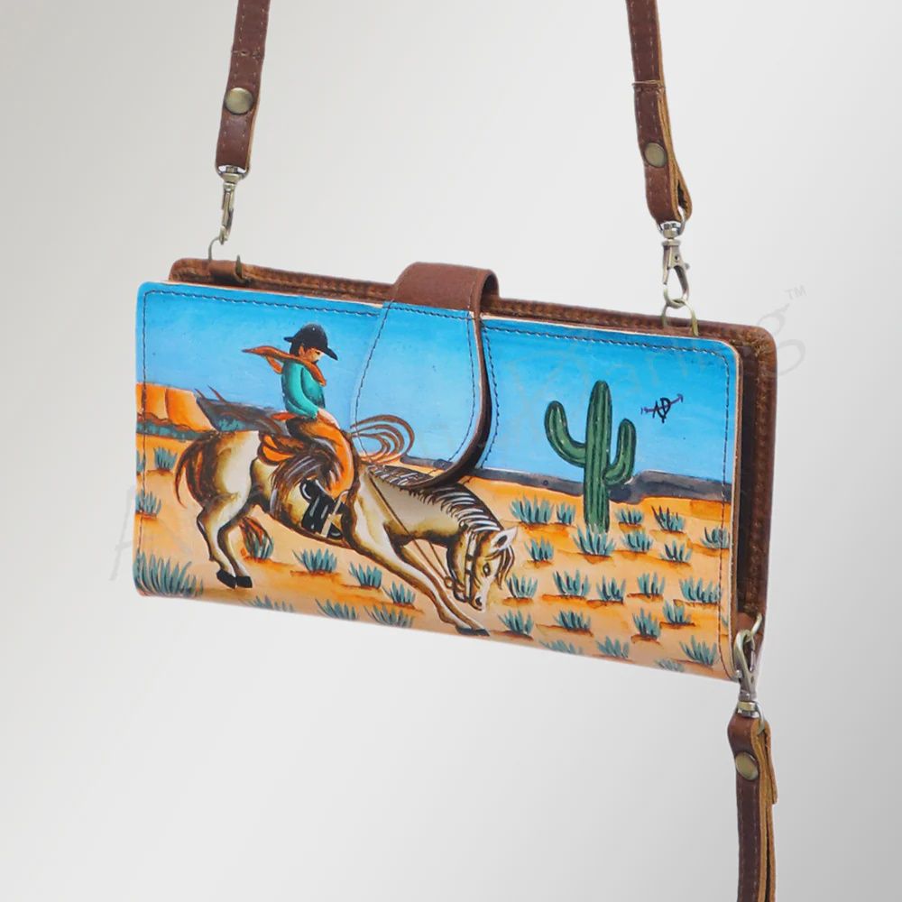 Wallet Genuine Western Leather Women Bag Betsy