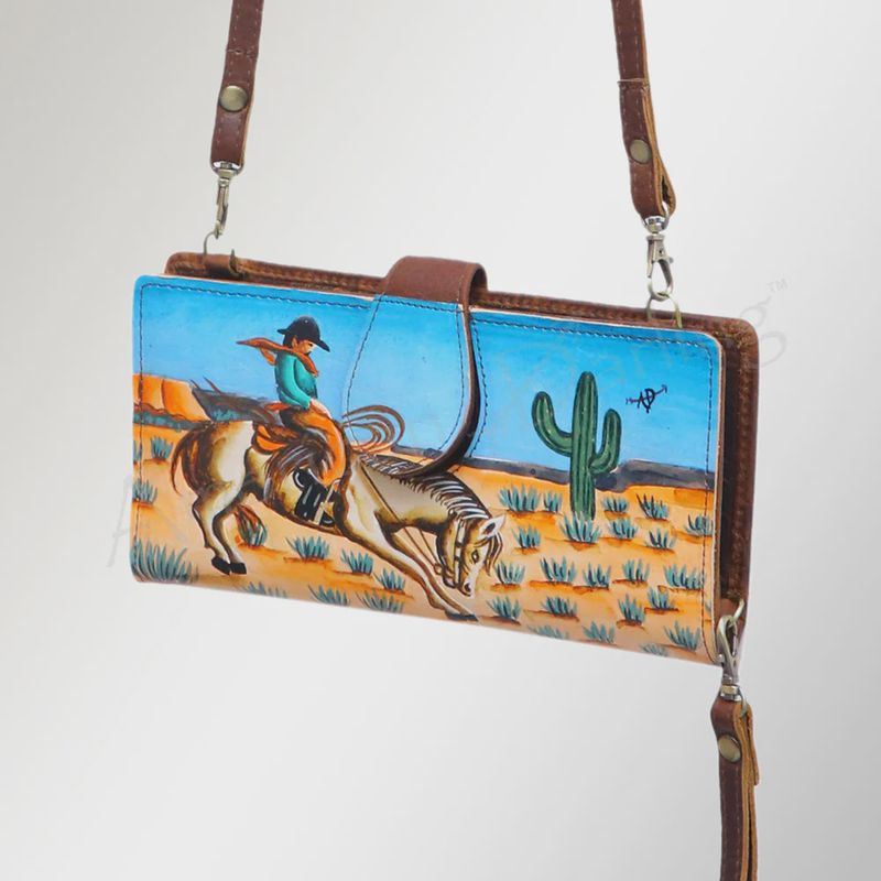 Wallet Genuine Western Leather Women Bag Betsy