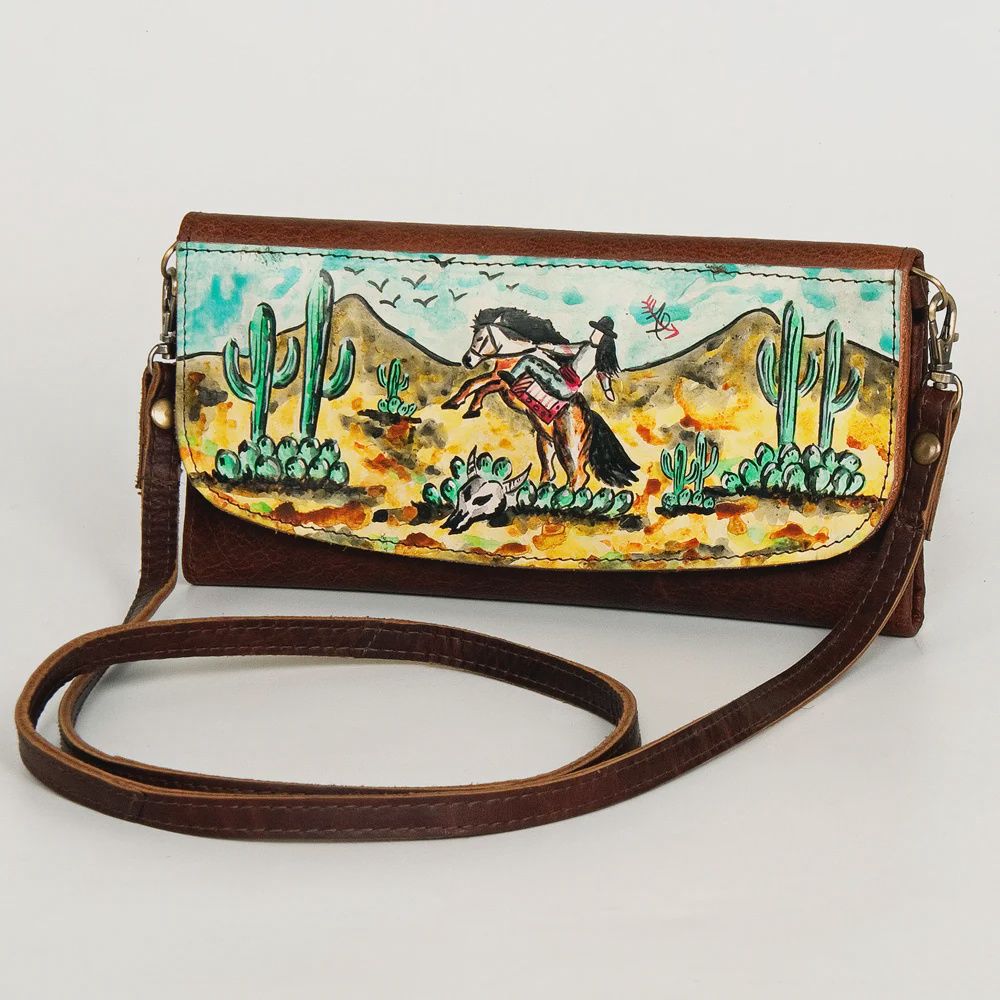 Wallet Genuine Western Leather Women Bag Jane