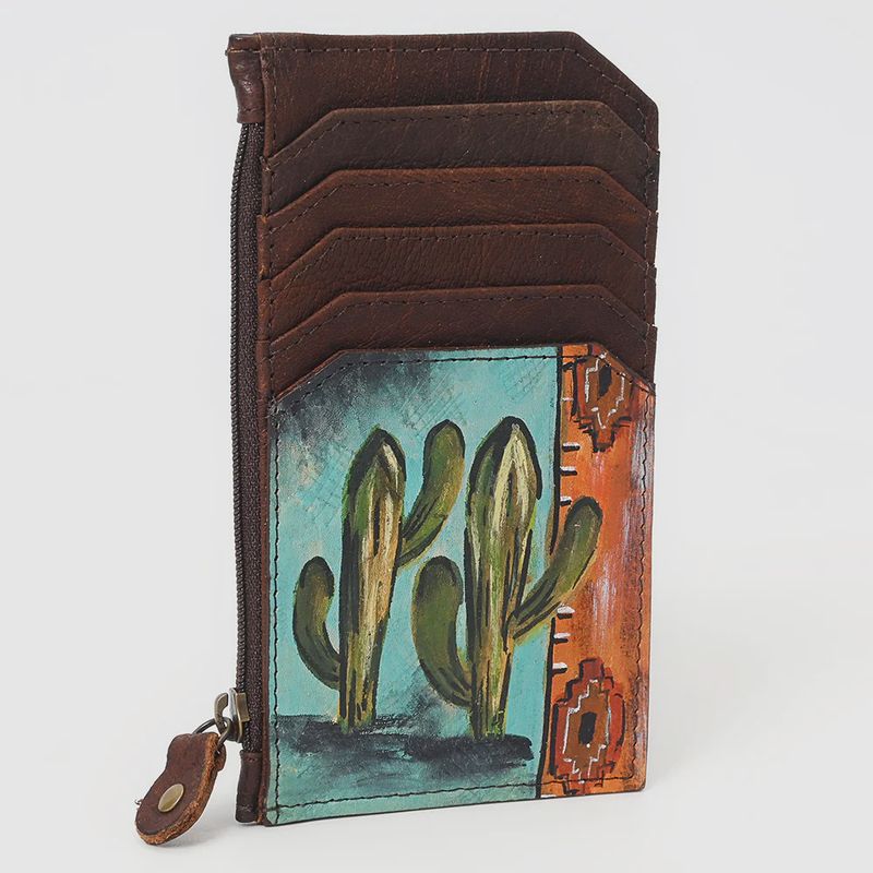 Card Holder Western Leather Women Bag