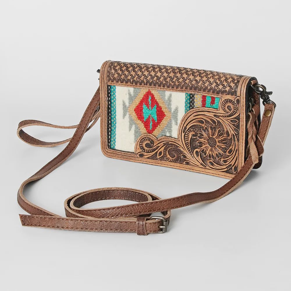 Womens Crossbody Genuine Western Leather Bag