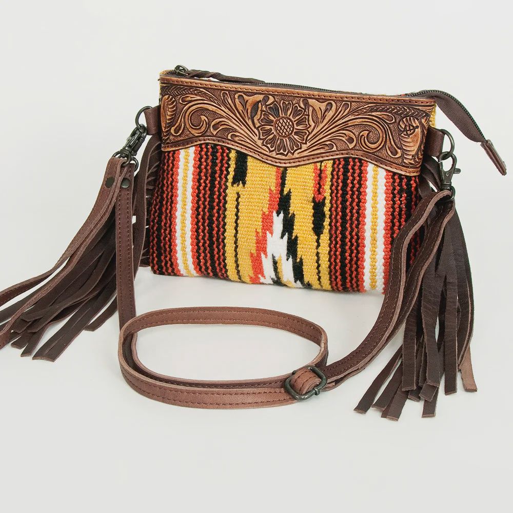 Genuine Western Leather Women Bag Crossbody