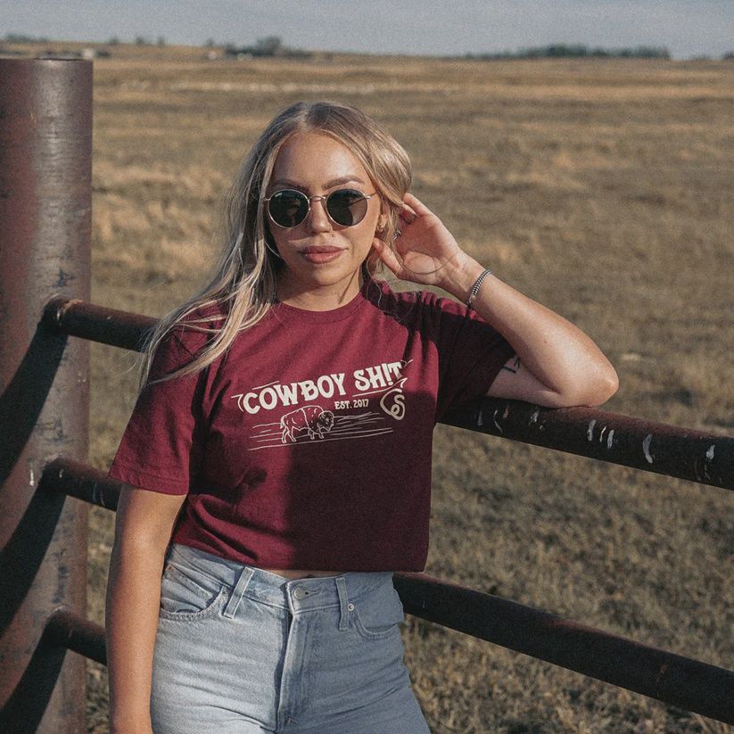 Cowboy Sh*t Buffalo Tee