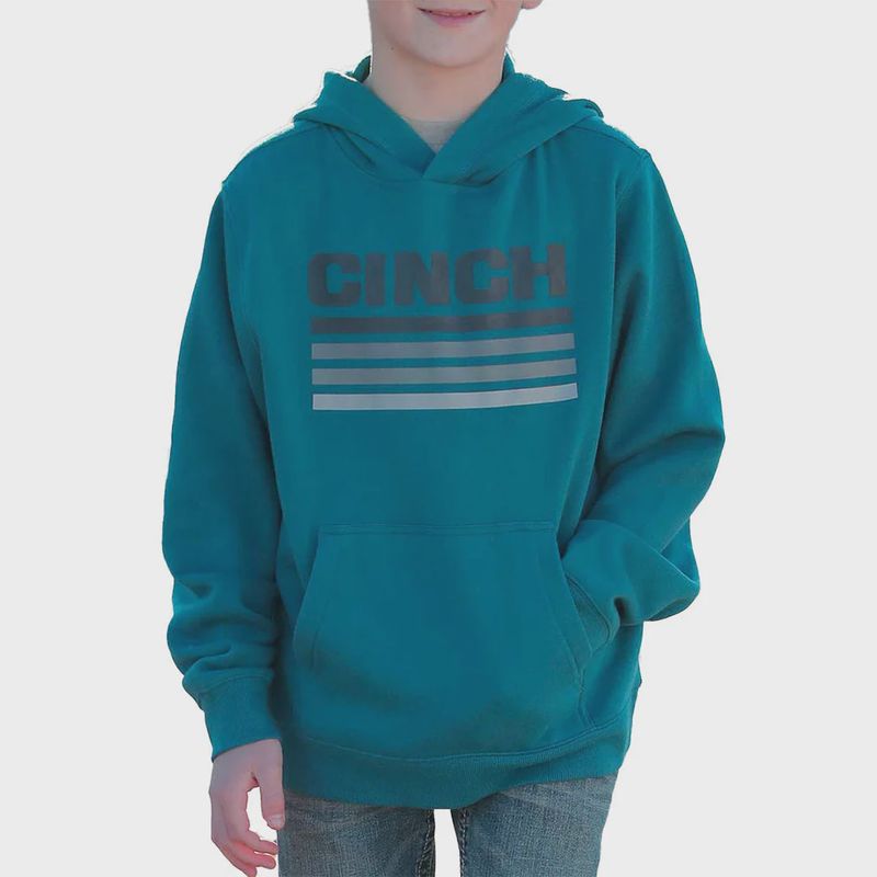 Cinch Boys Logo Hoodie - Teal