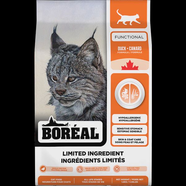 Boreal Cat Functional LID All Breed Duck- 4.5kg