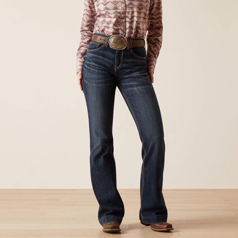 Ariat Women&#39;s High Rise Naz Slim Trouser Jean-Florida
