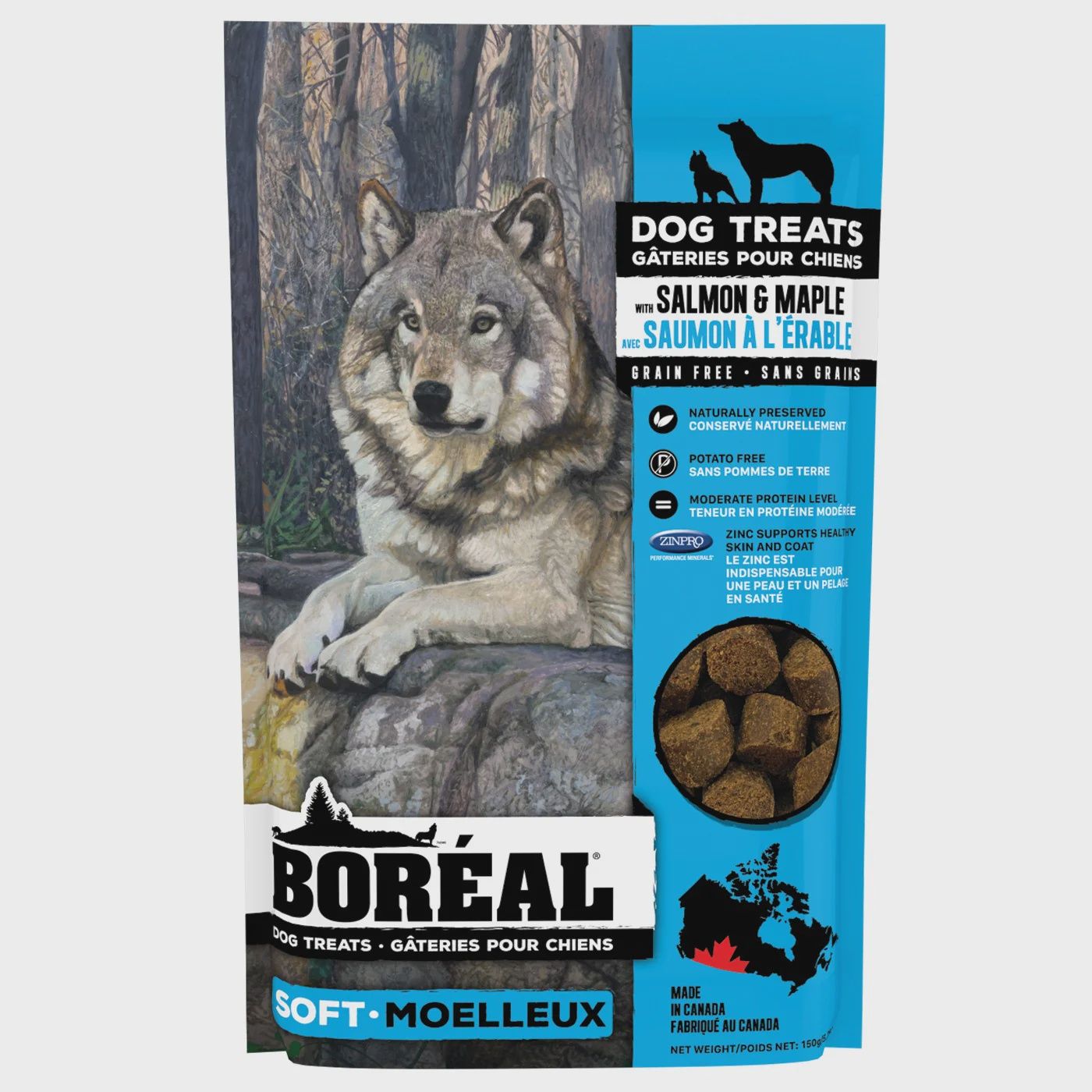 Boréal Dog Treats Salmon &amp; Maple 150g