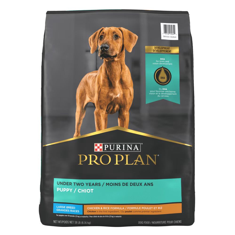Purina Pro Plan  Puppy Large Breed Chicken &amp; Rice- 34lb