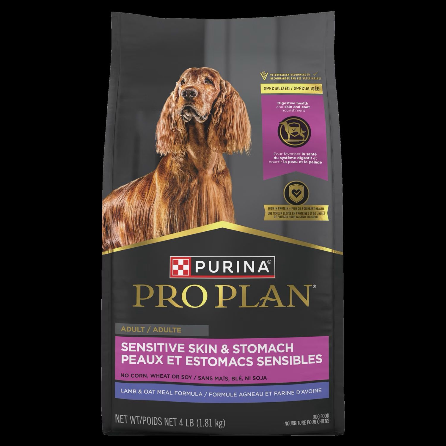 Purina Pro Plan Sensitive Skin &amp; Stomach Lamb &amp; Oatmeal- 24lb
