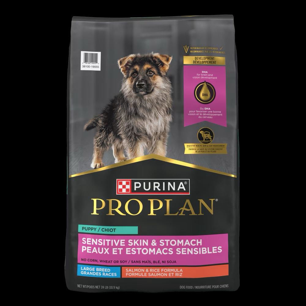 Purina Pro Plan Puppy Sensitive Skin &amp; Stomach Salmon &amp; Rice-24lb
