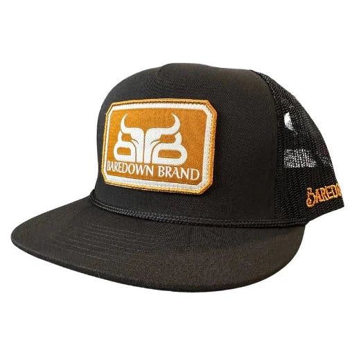 Baredown Outlaw- Black &amp; Gold Flat