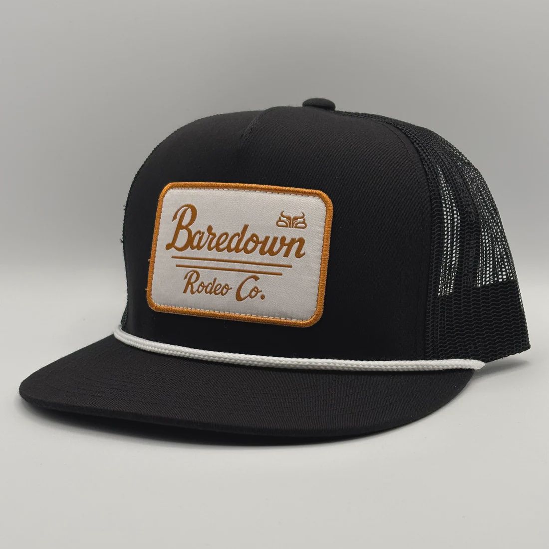 Baredown Rodeo Co- Black &amp; Gold 2.0 Flat XLarge