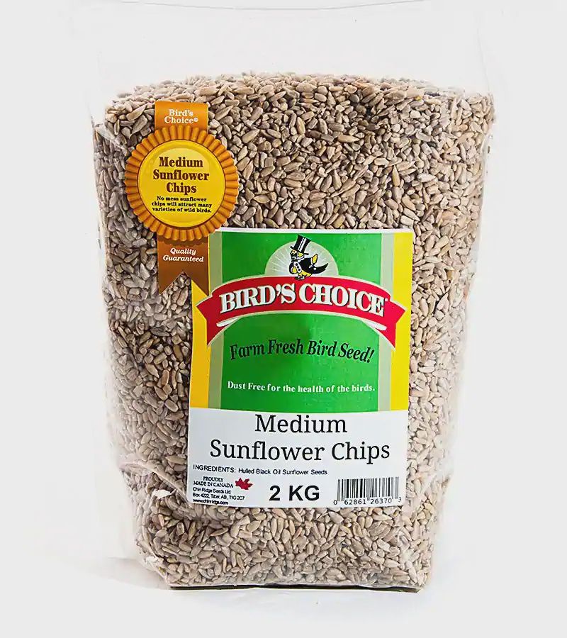 Birds Choice Sunflower Chips- Medium, Size: 2kg