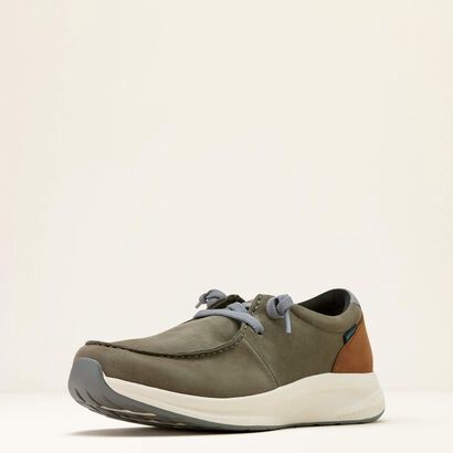 Ariat Men's Buckeye Waterproof Shoe- Dark Grey/Status Brown