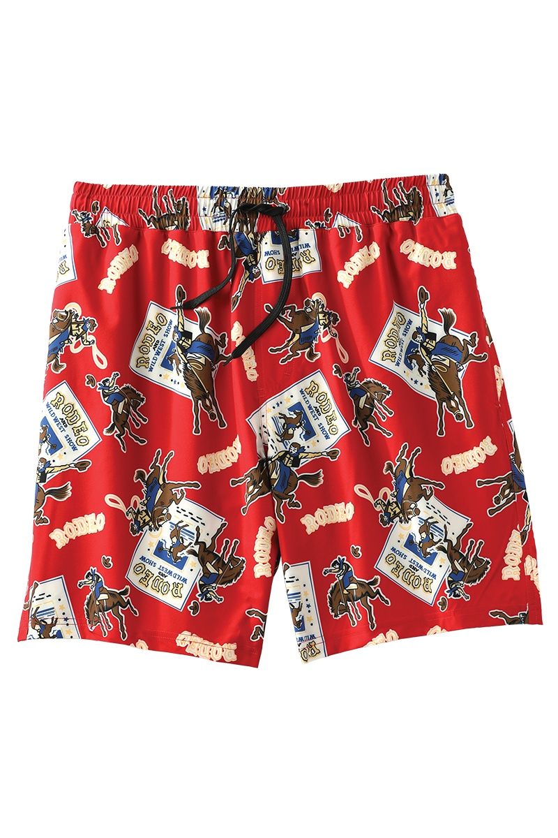 MENS SWIM TRUNK 3/25 - RED