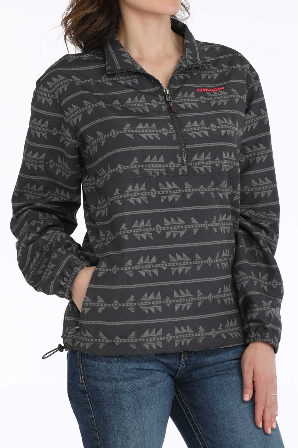 WOMENS 1/2 ZIP PULLOVER 3/25 - GRY