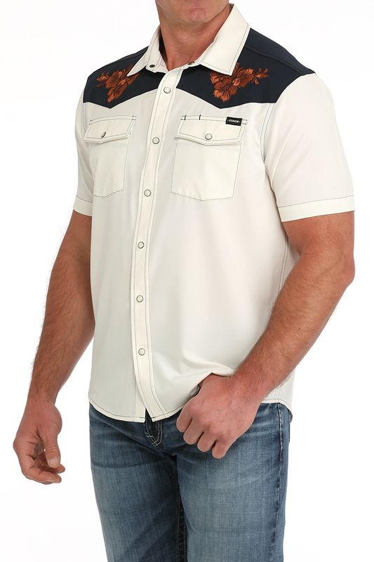 MENS S/S CAMP SHIRT 3/25 - CRE