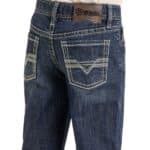 Rock &amp; Roll Boy’s Dark Vintage Two Tone Bootcut