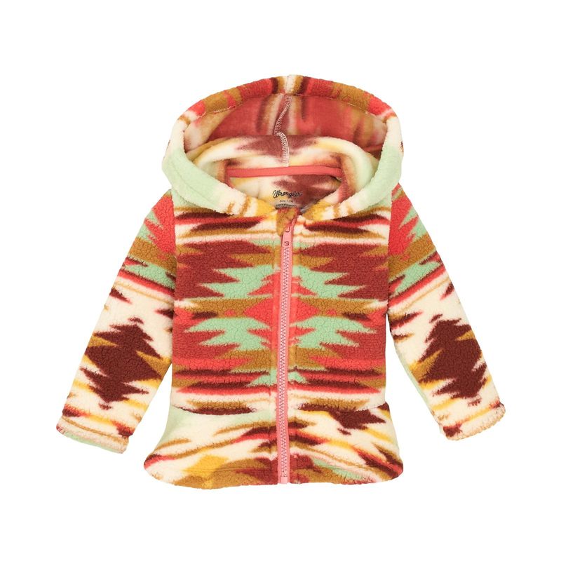 Wrangler® Baby Girl Sherpa Full Zip - Green