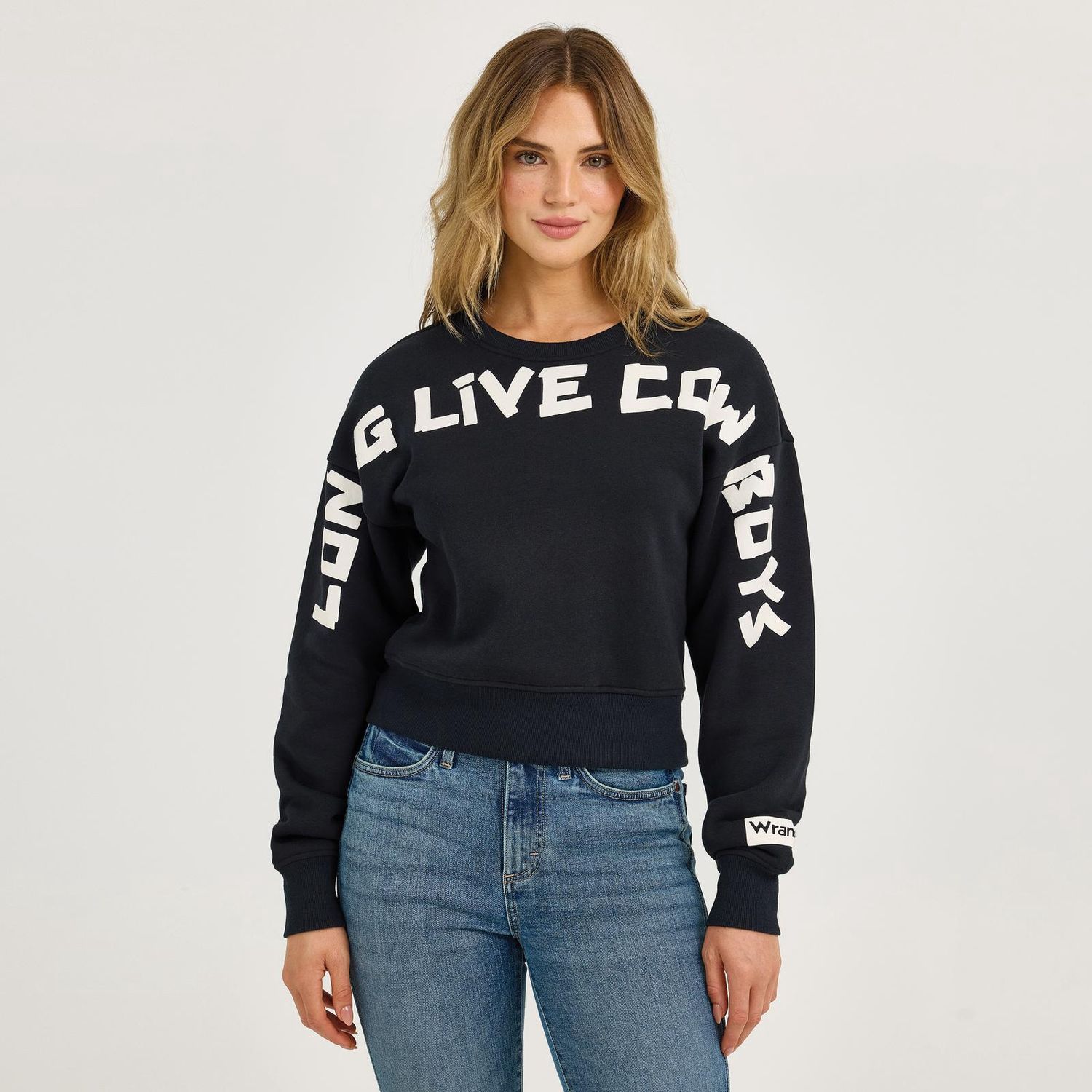 Wrangler Retro® Punchy Sweatshirt Crew - Black