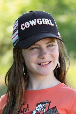 Girl&#39;s Cowgirl Cap - Brown