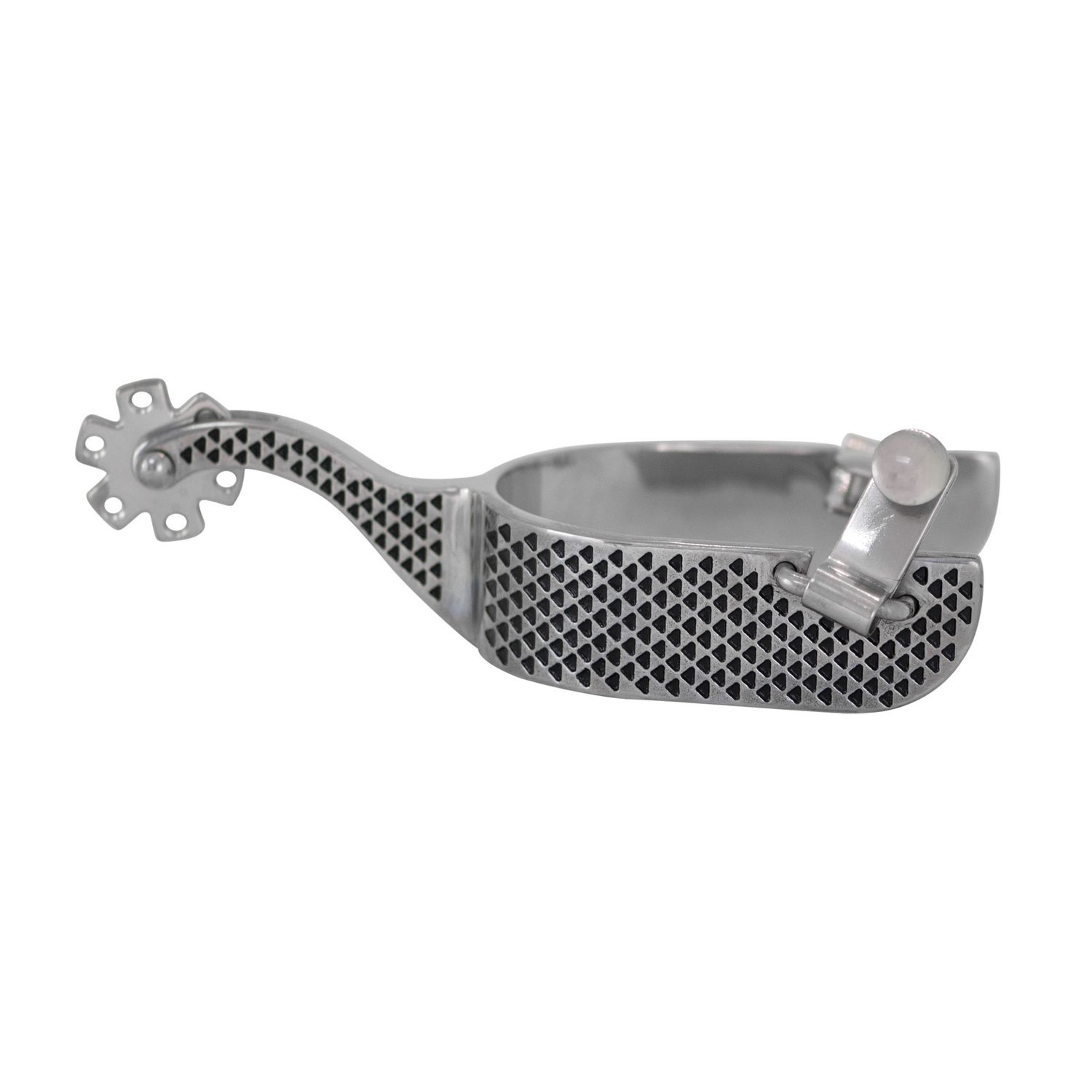 Black Rasp Large Cup Spurs
