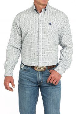 Men&#39;s Cinch Geometric Print Western Shirt
