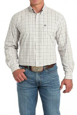Cinch Men&#39;s Plaid L/S Arenaflex