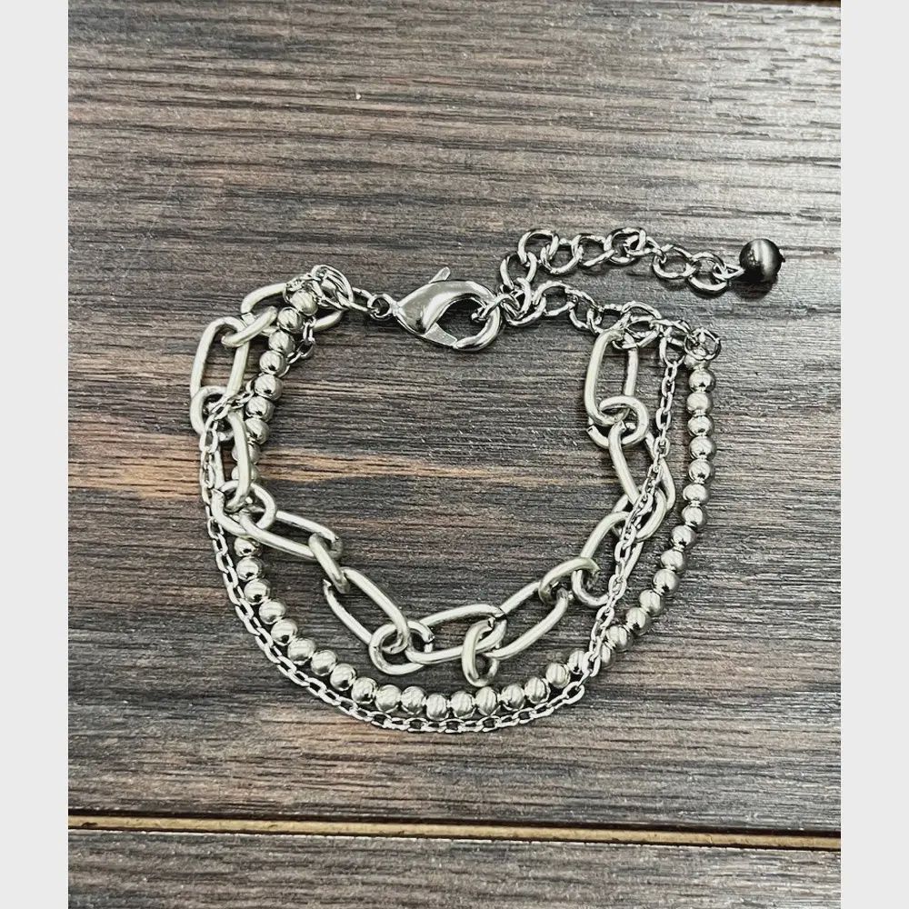 Sliver Navajo Adjustable Bracelet