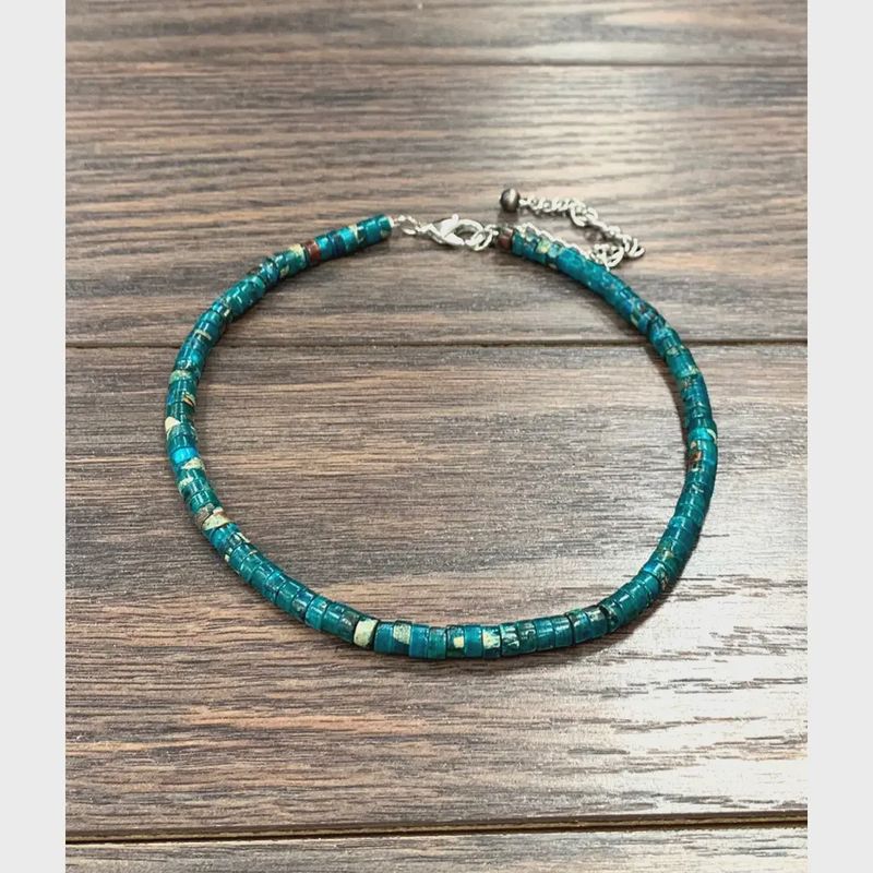 Handmade Rondelle Gemstone Necklace