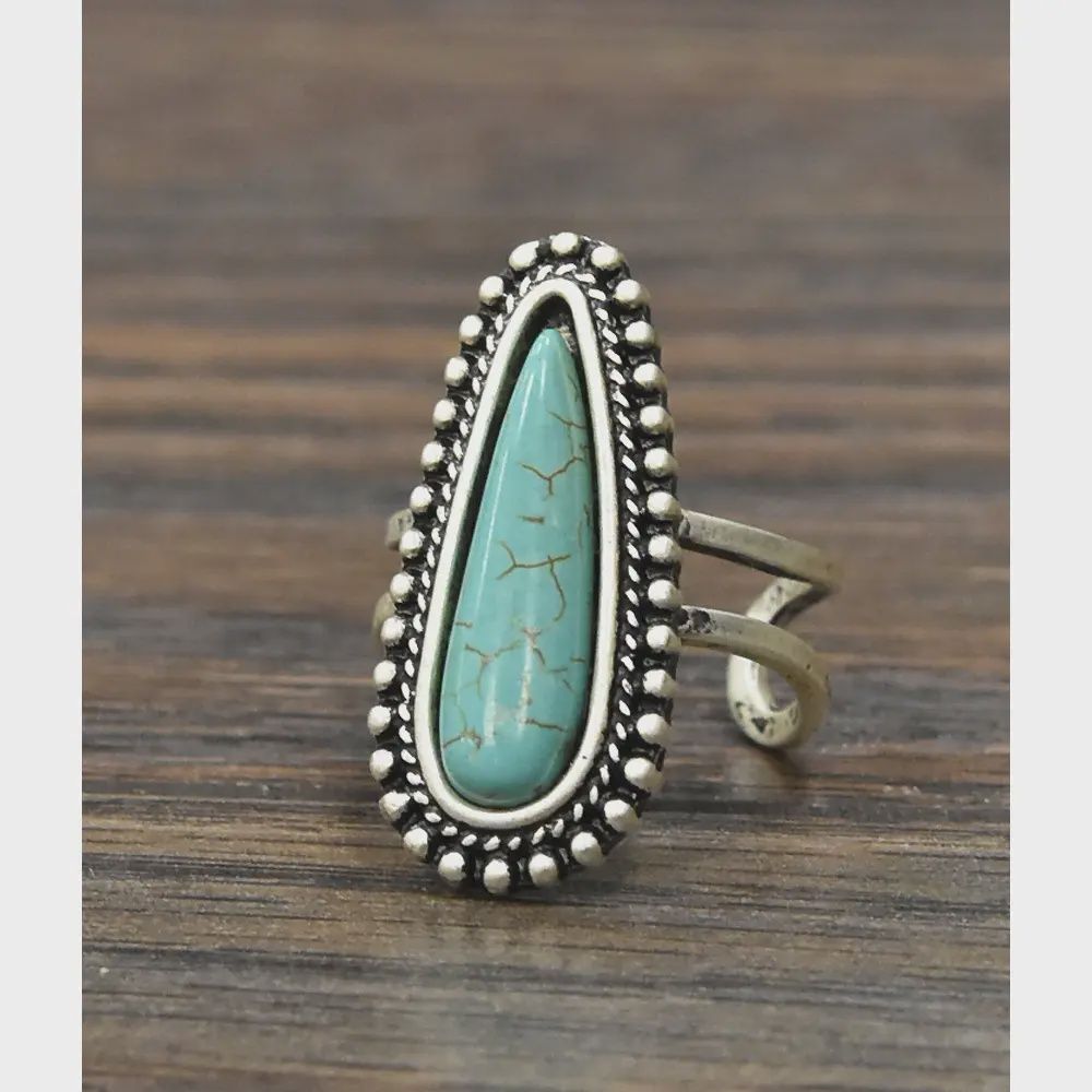 Turquoise Adjustable Ring