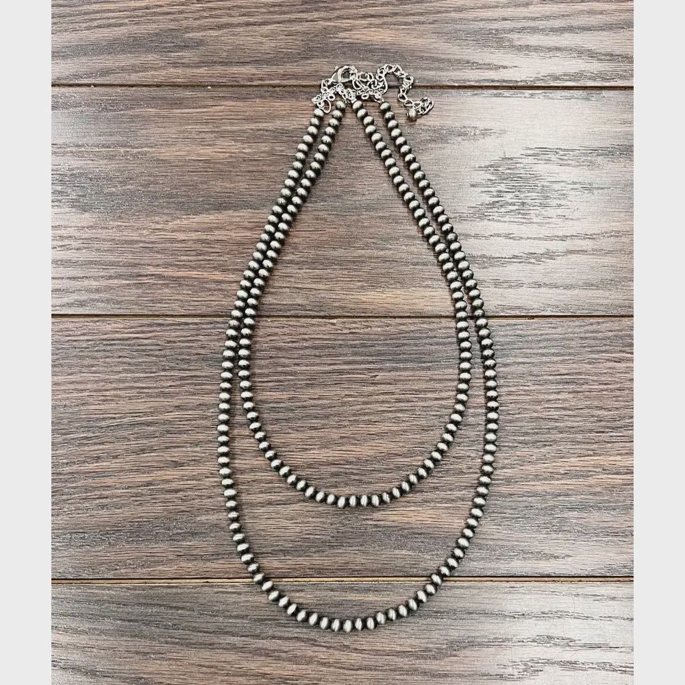 24&quot; 2-strand Navajo Necklace