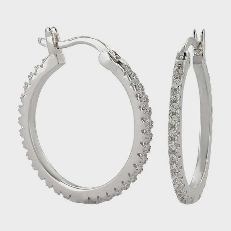 Montana Silversmiths  Bling CZ Hoops
