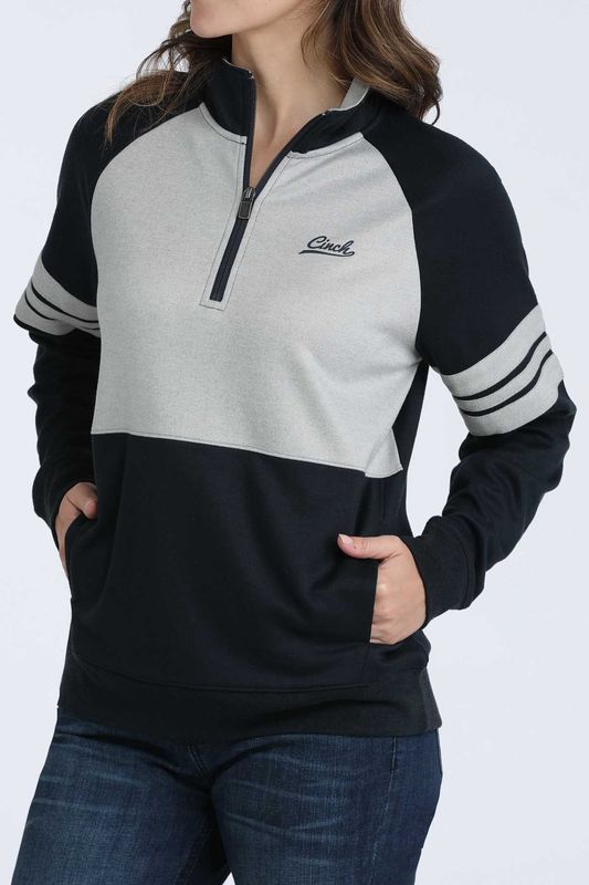Cinch Women's  1/4 Zip- 8/25 - NAV