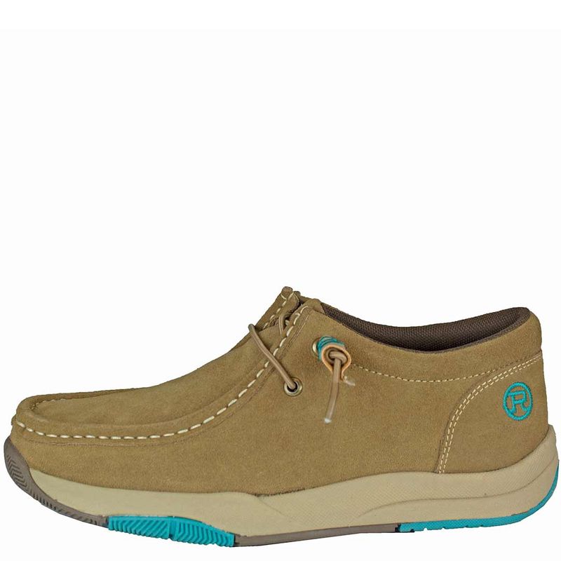 Roper Womens Leather Tan Chukka Shoe