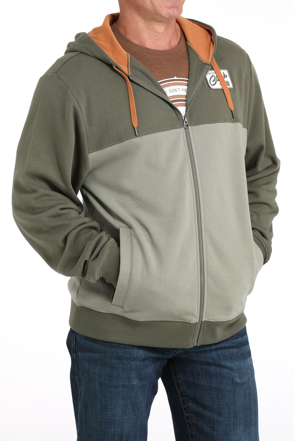 MENS FULL ZIP HOODIE 9/25 - OLV