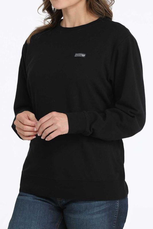 WOMENS SWEATSHIRT 8/25 - BLK