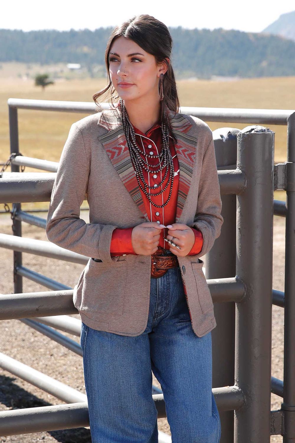 CRUEL DENIM WOMENS BLAZER 9/25 - STN