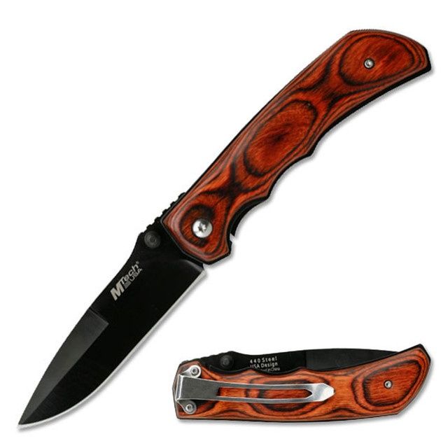 MTECH TACTICAL FOLDER - ENGRAVABLE - 4.5&quot; CLOSED