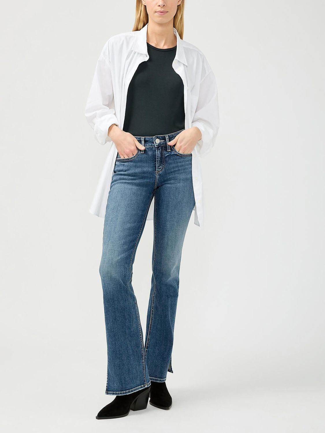 Ladies Sliver Bootcut Jeans