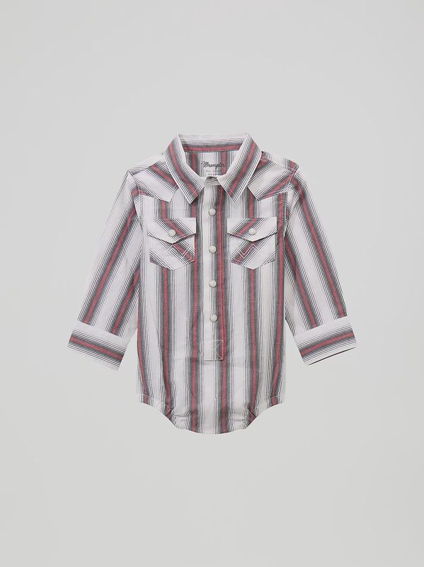 Baby Boy's Long Sleeve Western Snap Bodysuit