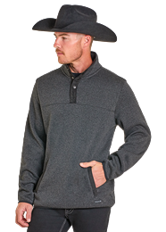 Panhandle MELANGE HENLEY PULLOVER