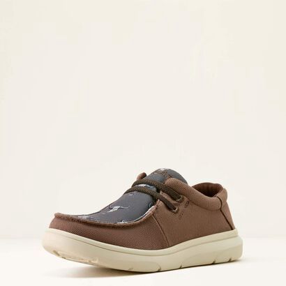 Kids Hilo CHOCOLATE|ARIAT STEER HEADS