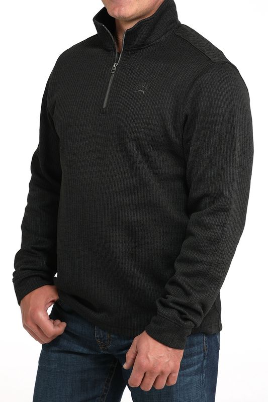 CINCH MENS 1/4 ZIP OW25 - BLK