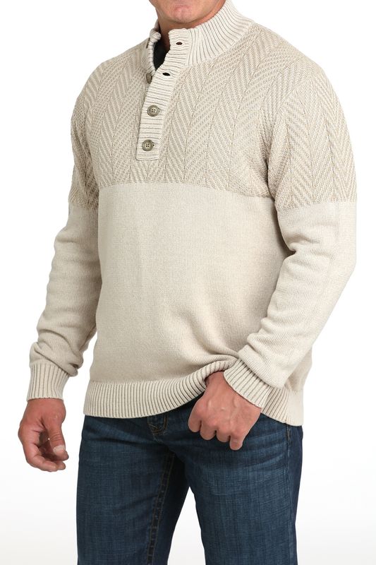CINCH MENS PULLOVER SWEATER OW25 - CRE