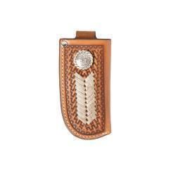 Nocona Knife Sheath Rawhide Lacing Tan