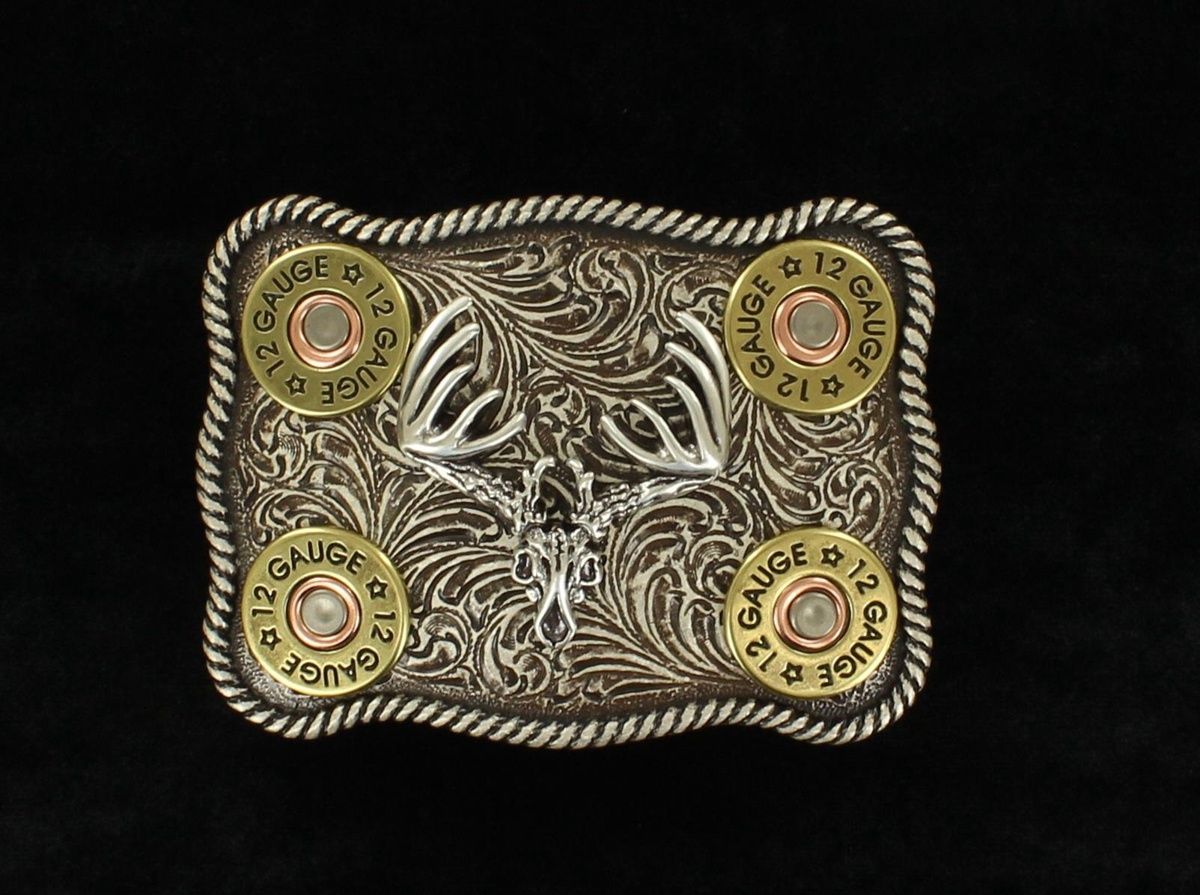 Skull Shotgun Shell Buckle